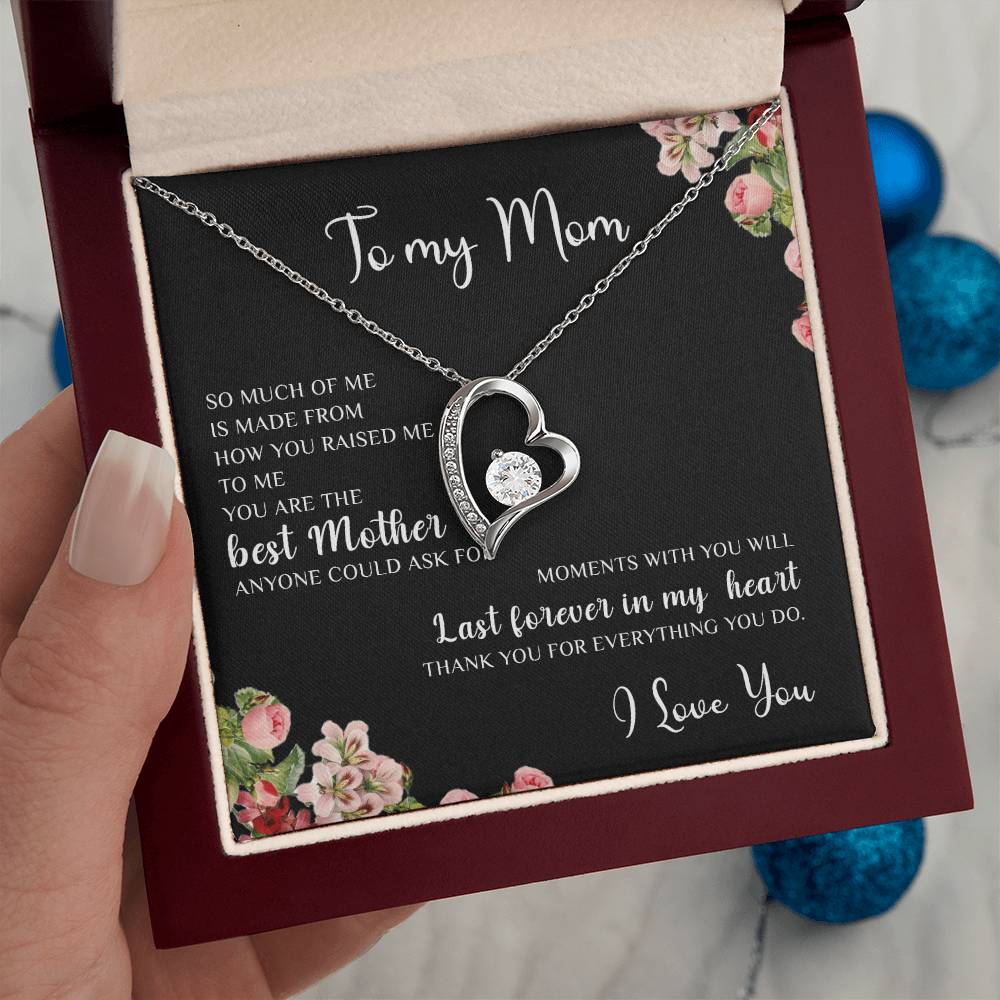 To My Mom | I Love You - Forever Love Necklace