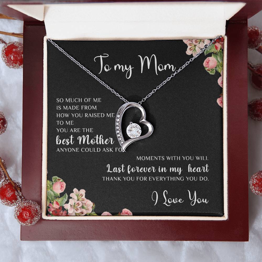 To My Mom | I Love You - Forever Love Necklace