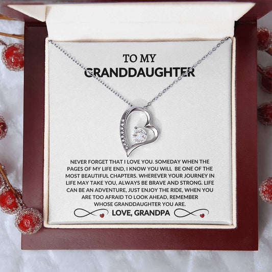 To My Beautiful Granddaughter - From Grandpa