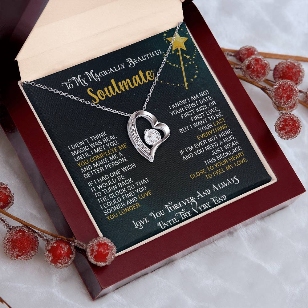 To My Magically Beautiful Soulmate | Love You Forever & Always - Forever Love Necklace