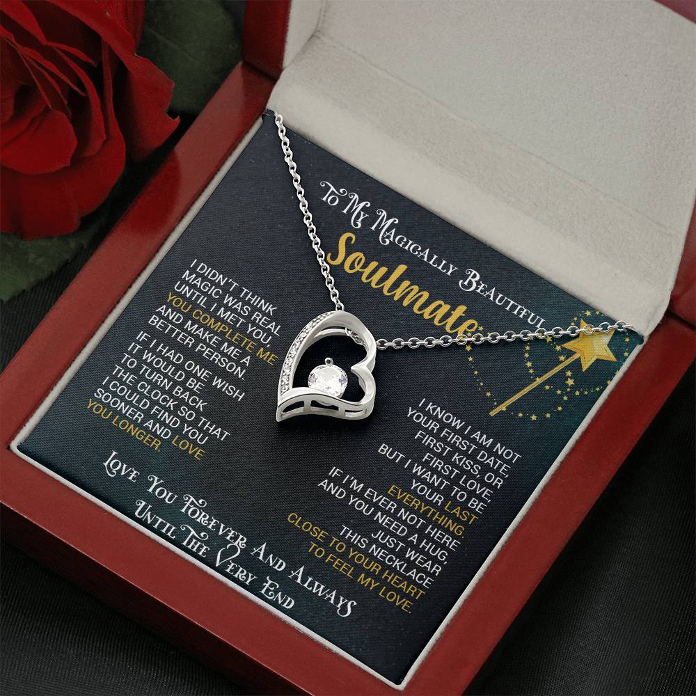 To My Magically Beautiful Soulmate | Love You Forever & Always - Forever Love Necklace