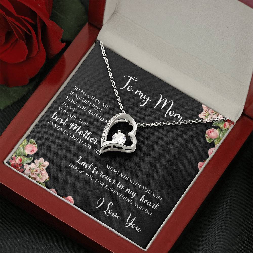 To My Mom | I Love You - Forever Love Necklace