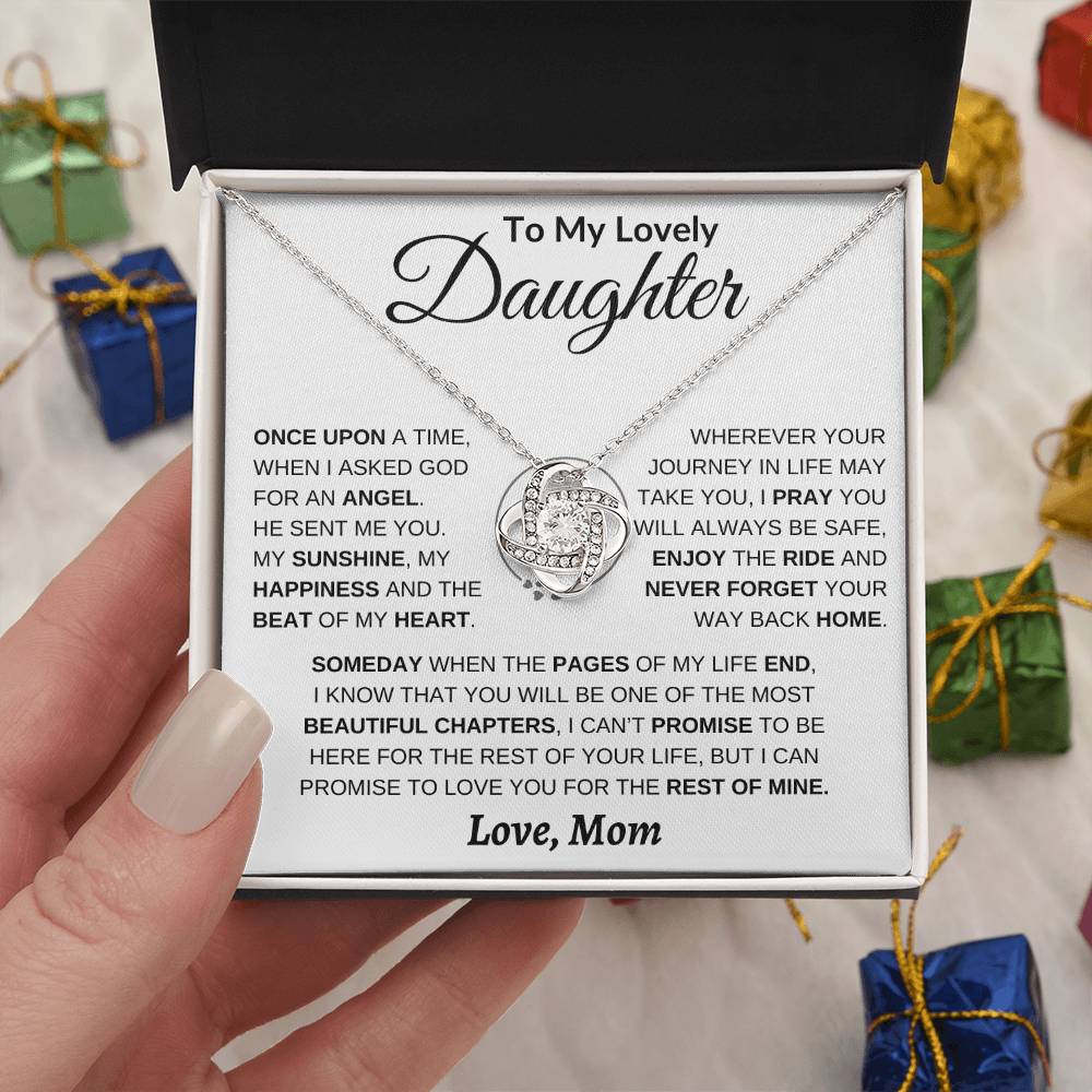 Beautiful Daughter Gift From Mom - Beautiful Chapters Necklace