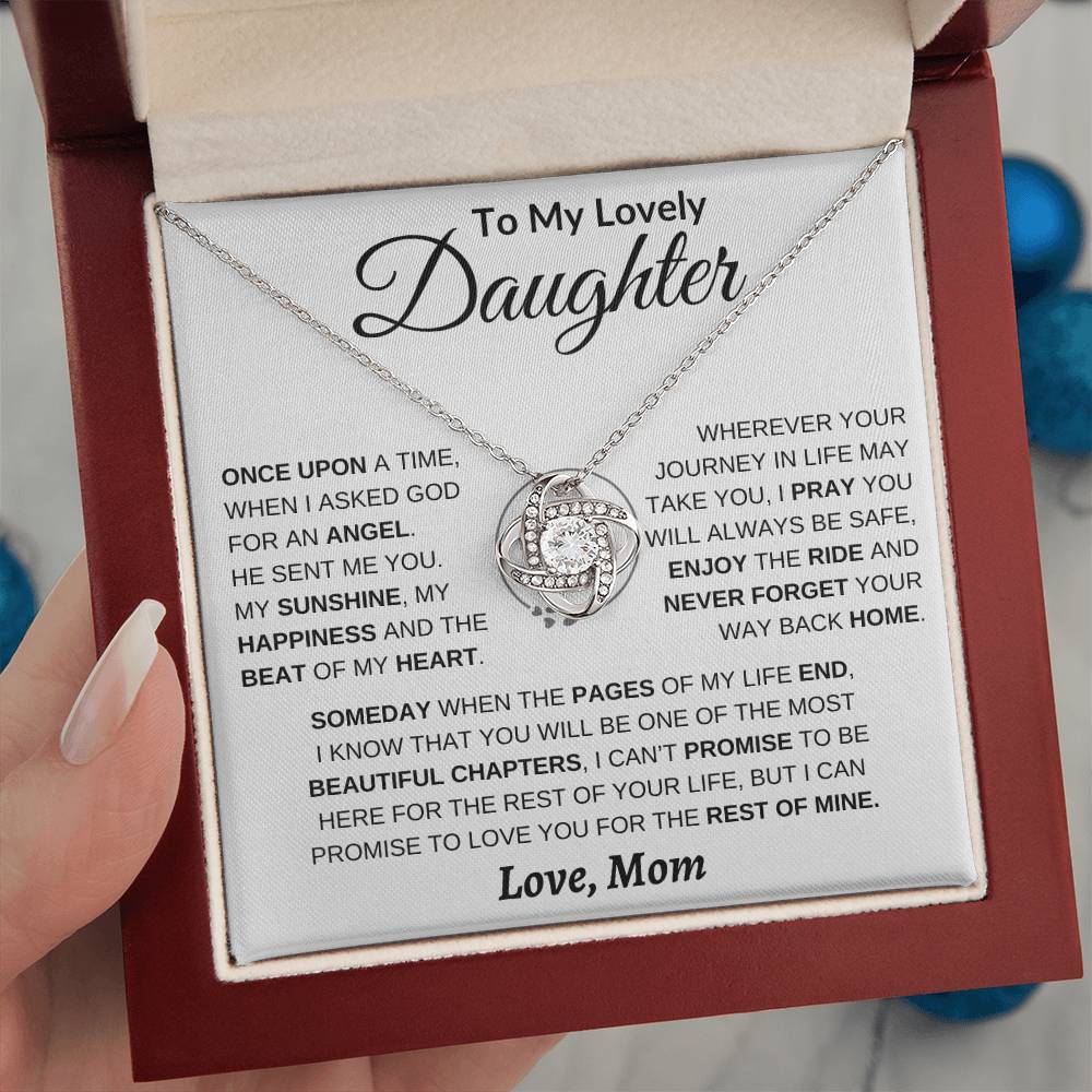 Beautiful Daughter Gift From Mom - Beautiful Chapters Necklace