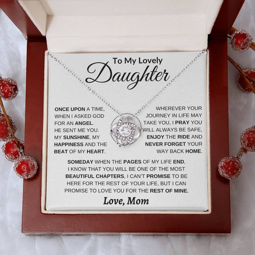 Beautiful Daughter Gift From Mom - Beautiful Chapters Necklace