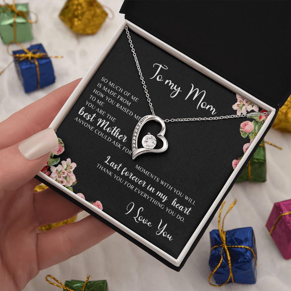 To My Mom | I Love You - Forever Love Necklace