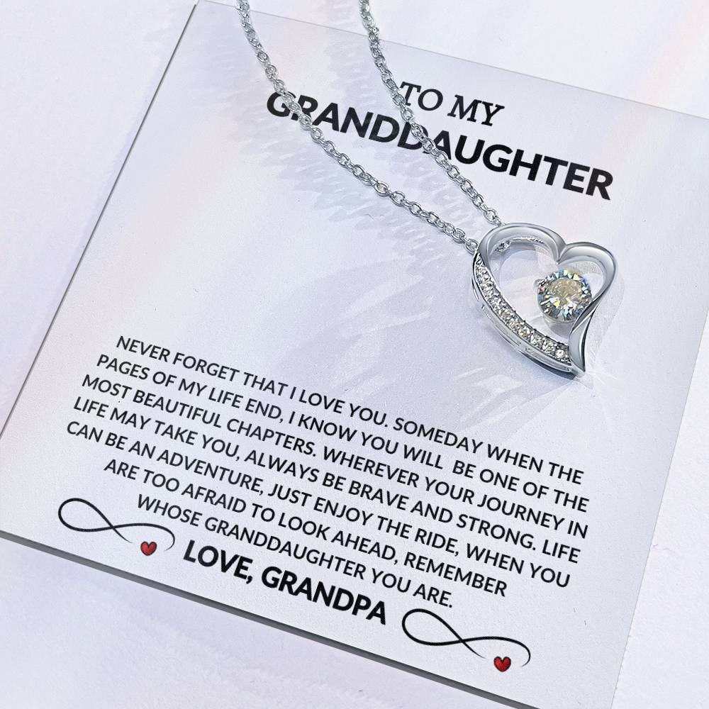 To My Beautiful Granddaughter - From Grandpa