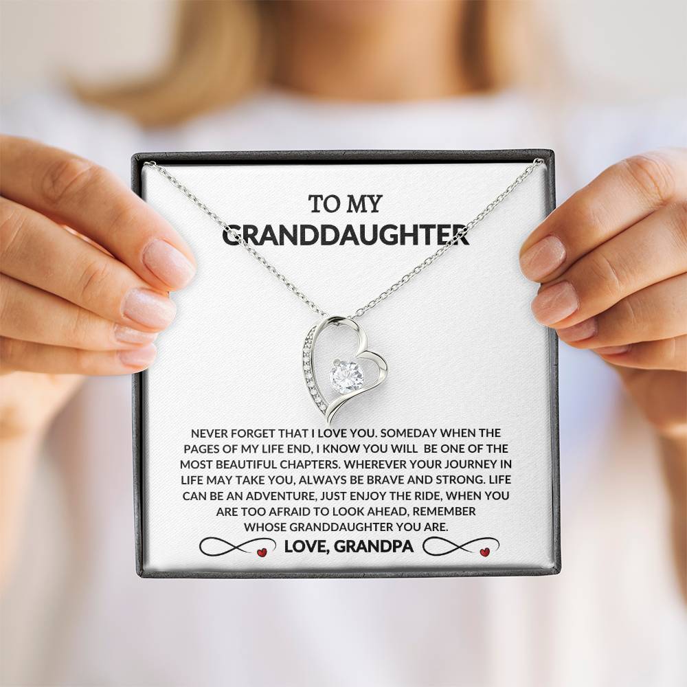 To My Beautiful Granddaughter - From Grandpa