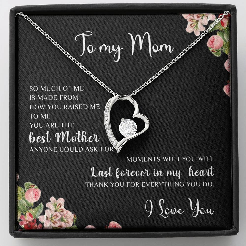 To My Mom | I Love You - Forever Love Necklace