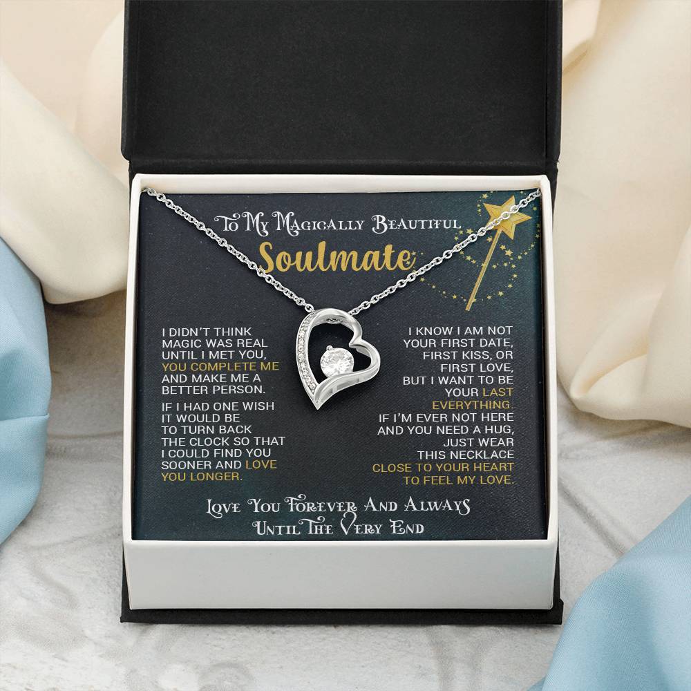 To My Magically Beautiful Soulmate | Love You Forever & Always - Forever Love Necklace