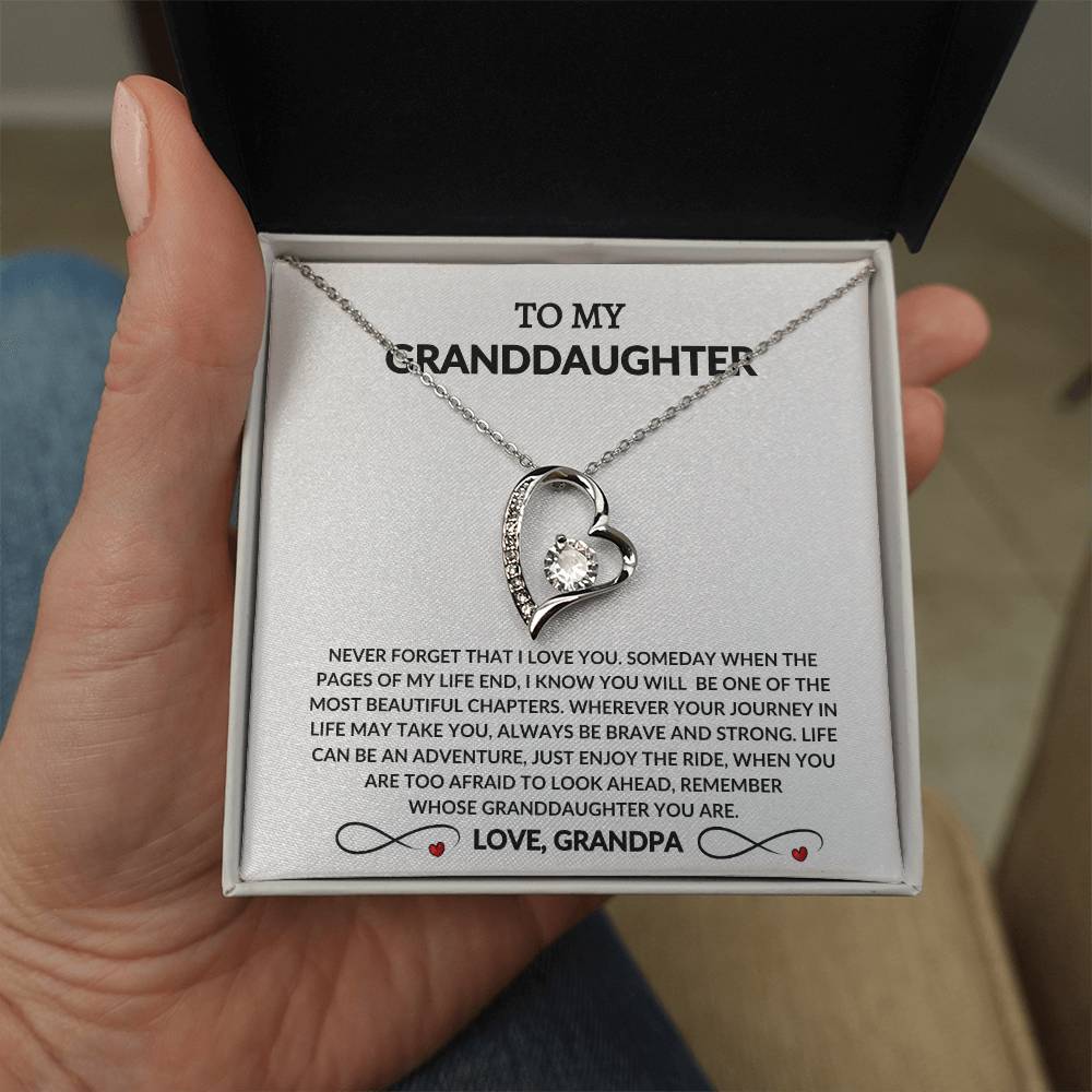 To My Beautiful Granddaughter - From Grandpa