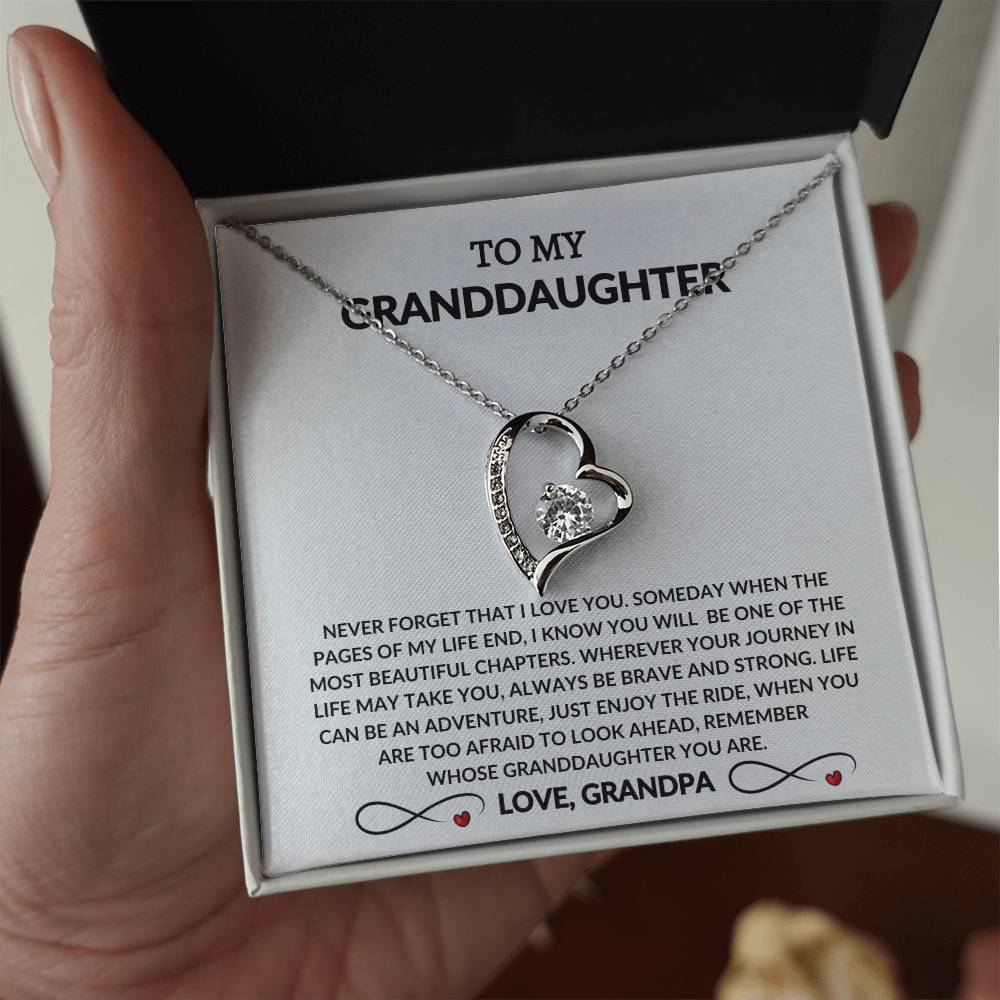 To My Beautiful Granddaughter - From Grandpa