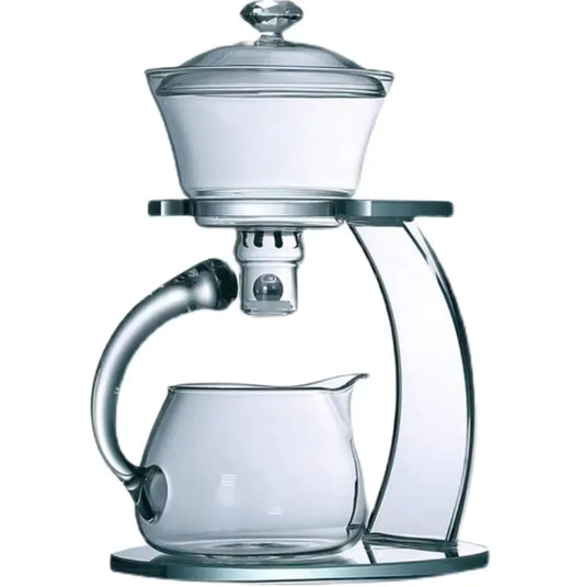 Automatic Glass Lazy Tea Maker Set